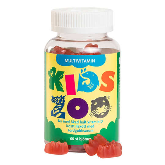 KidsZoo Multivitamin Jordgubb 60 st