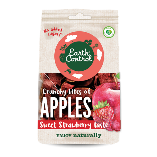 Earth Control Apple Bites Strawberry 55 g