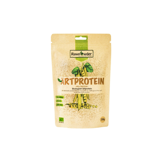 Rawpowder Ekologiskt Ärtprotein, 250 g