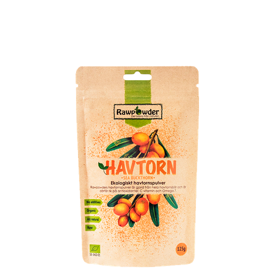 Havtornspulver EKO, 125 g