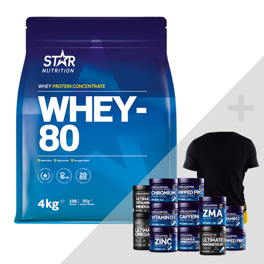 Whey-80, 4 kg + Bonus Product!