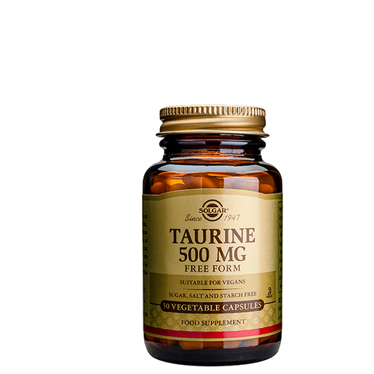 Taurine 500 mg, 50 kapslar