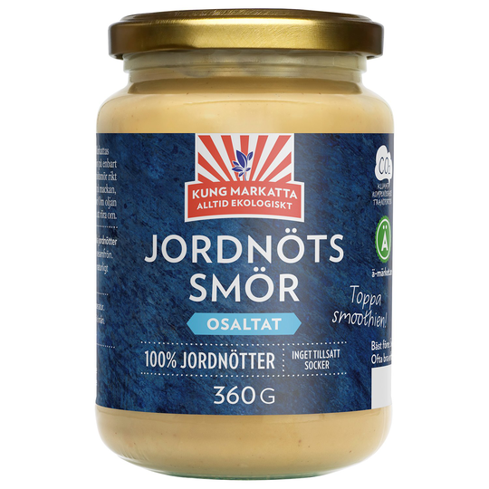 Kung Markatta Jordnötssmör Osaltat, 360 g