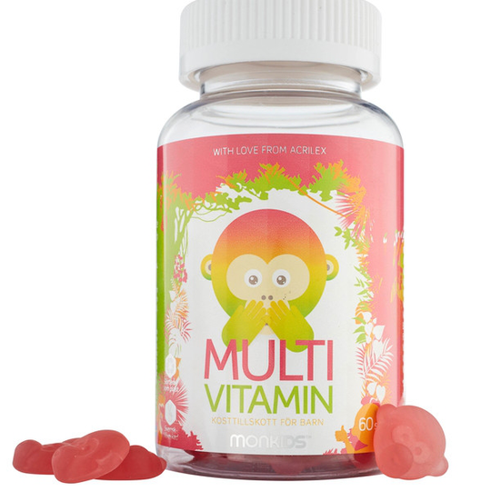 Monkids Multivitamin 60 tuggtabletter
