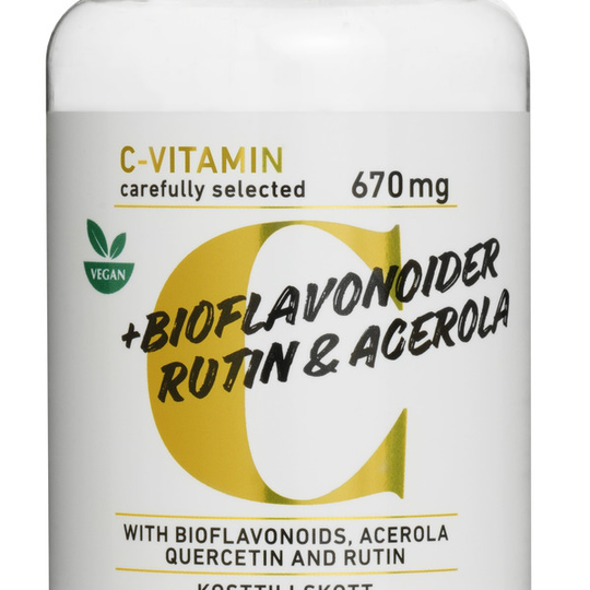 BioSalma C-vitamin 670 mg bioflavonoider 120 kapslar