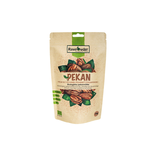Rawpowder Ekologiska Pekannötter, 250 g