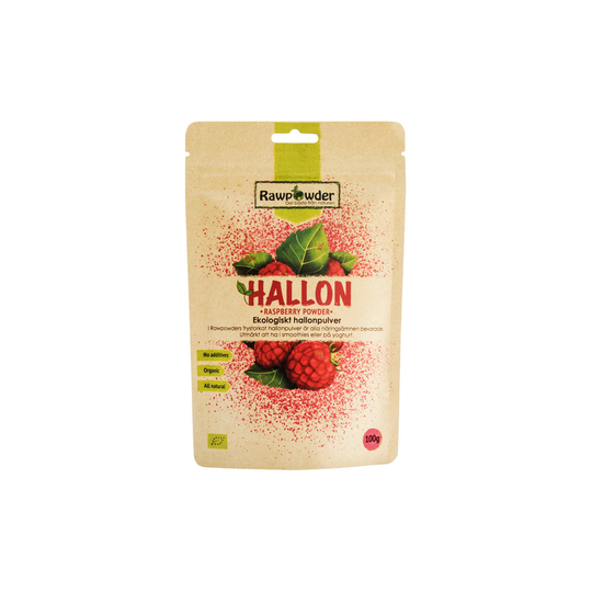 Rawpowder Ekologiskt Hallonpulver, 100 g