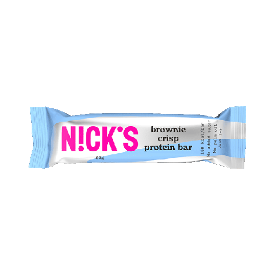 NICKS Protein Bar Brownie Crisp, 50 g