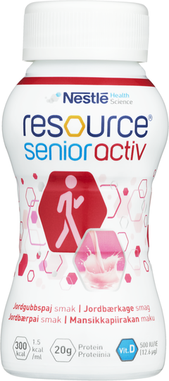 Resource Senior Activ Jordgubb 4 x 200 ml