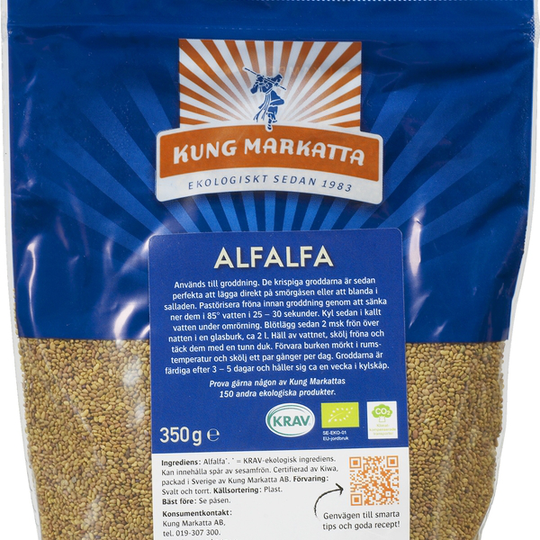Kung Markatta Alfalfa Krav 350 g