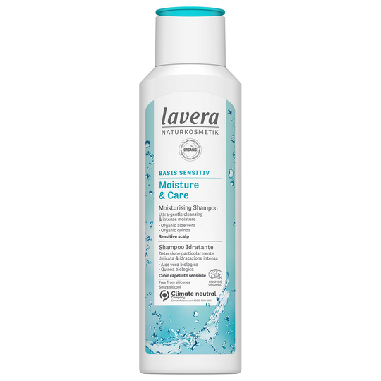 Lavera Basis Sensitiv Moisture & Care Shampoo, 250 ml