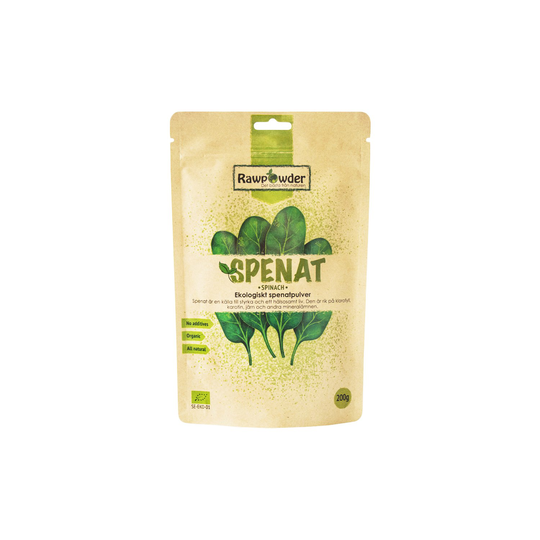 Rawpowder Ekologiskt Spenatpulver, 200 g