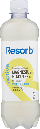 Resorb Active Vätskeersättning Lemon Lime dryck 500 ml