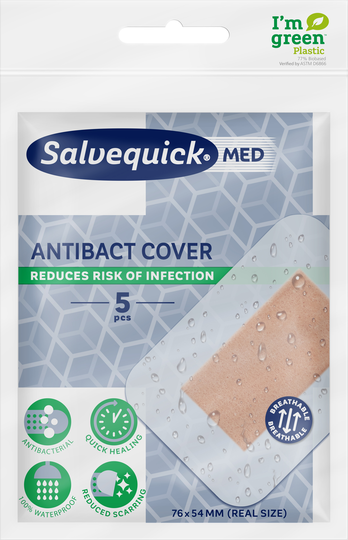 Salvequick Antibact Cover 5 st