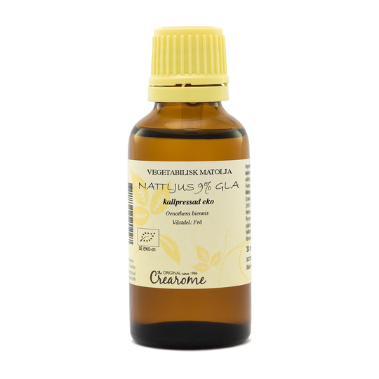 Crearome Ekologisk Nattljusolja 9% GLA Kallpressad, 30 ml
