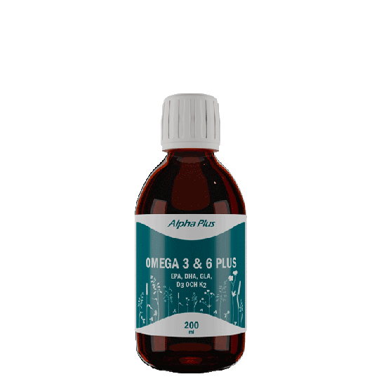 Omega 3 & 6 Plus, 200 ml