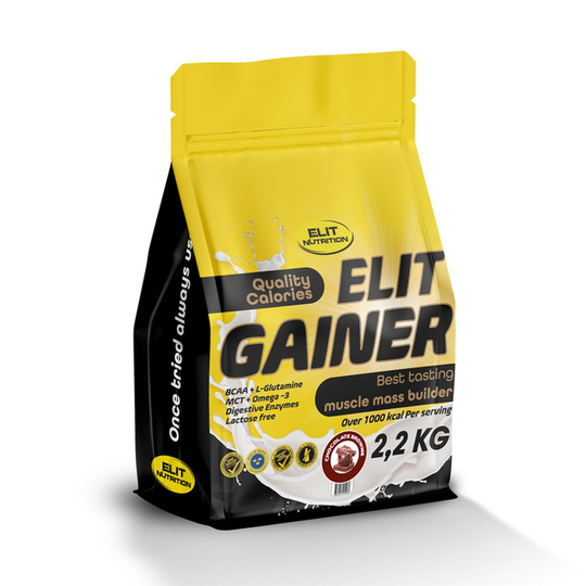 Elit Nutrition Gainer Laktosfri Chocolate Brownie 2,2 kg