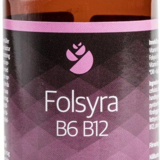 Bringwell Folsyra B6 B12, 90 tabletter