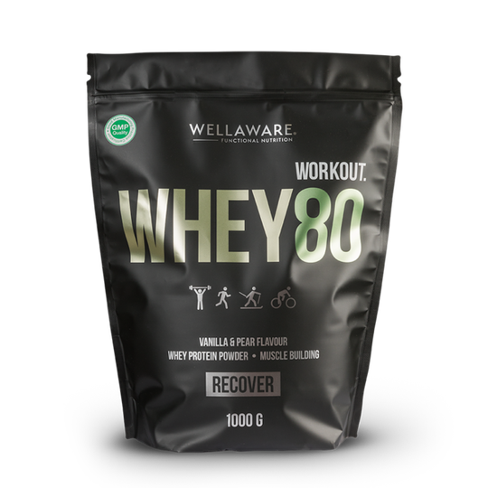 WellAware Whey 80 Vanilj/Päron 1000 g