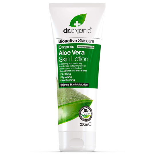 Dr. Organic Aloe Vera Skin Lotion, 200 ml