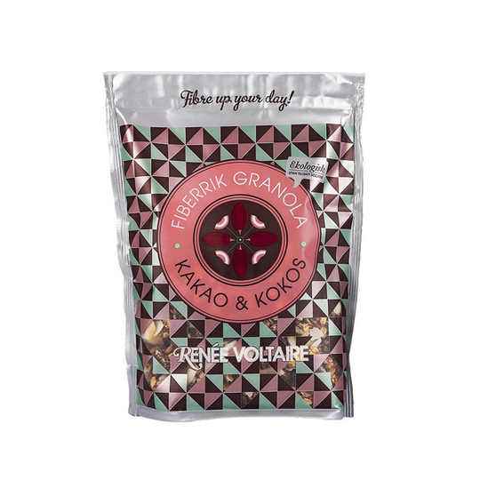 Renée Voltaire Fiberrik Granola– Kakao & Kokos 375g