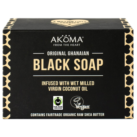 Akoma Original Ghanaian Black Soap, 145 g