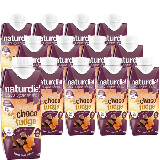Naturdiet Måltidsersättning Shake Choco Fudge 12-pack