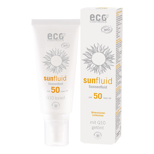 Eco Cosmetics Ekologisk Solspray SPF 50 Tonad Q10, 100 ml