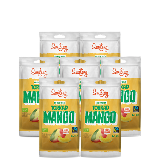 7 x Smiling Torkad Mango, 65 g