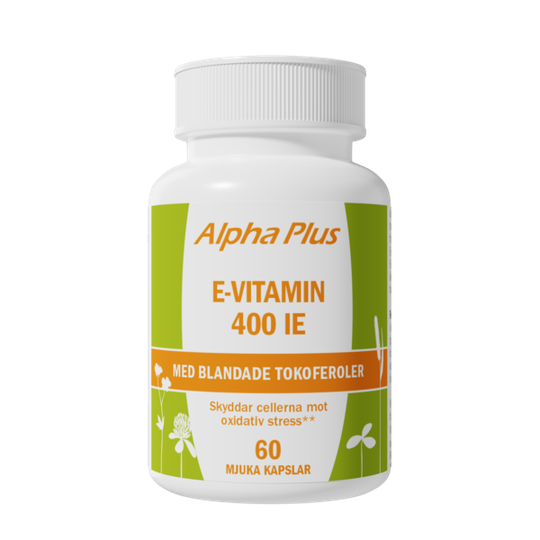 Alpha Plus E-vitamin 400 IE 60 kapslar