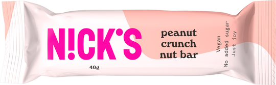 Nicks Nut bar peanut crunch 40 g