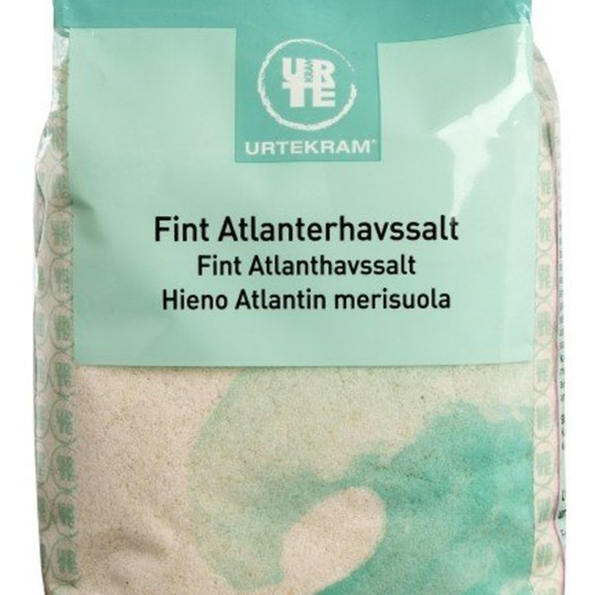 Urtekram Salt Fint Atlanthavsalt 1 kg