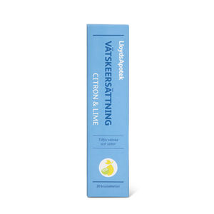 LloydsApotek vätskeersättning citron/lime 20 st