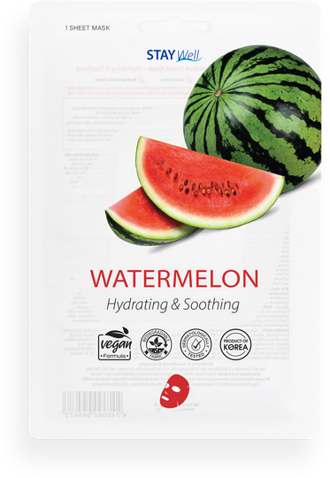Stay Well Vegan sheet mask Watermelon 20 g