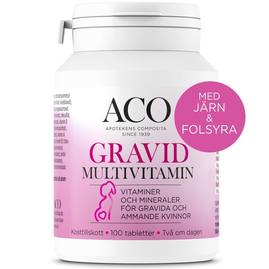 ACO Gravid Multivitamin 100 tabletter
