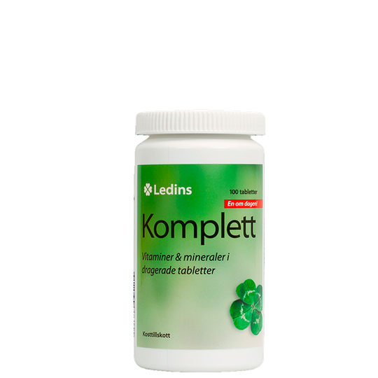 Komplett, 100 tabletter