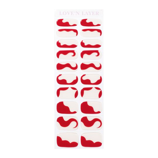 Love'n Layer Abstraction grape red 20 st