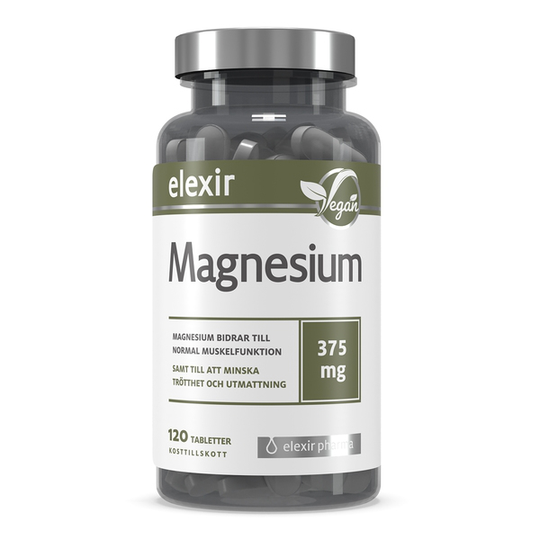 Elexir Pharma Elexir Magnesium 375 mg 120 tabletter