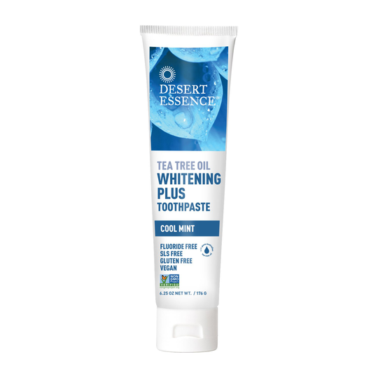 Desert Essence Whitening Plus Toothpaste Cool Mint