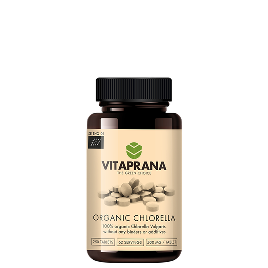 Ekologisk Chlorella, 250 tabletter