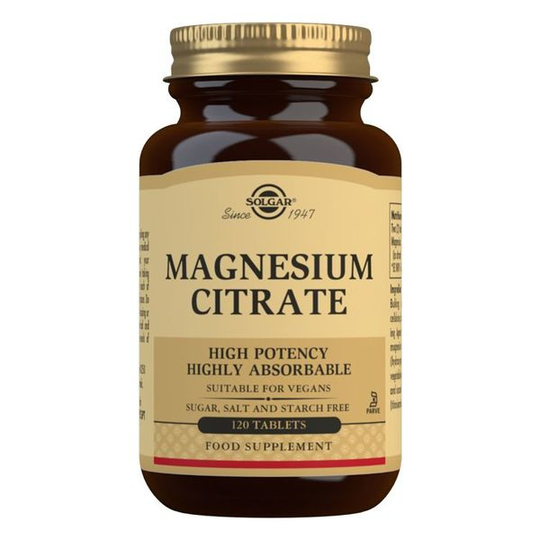 Solgar Magnesium Citrate 120 tabletter