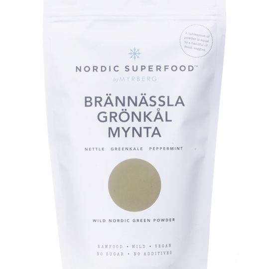 Nordic Superfood by Myrberg Nordic Superfood Green - Brännässla, grönkål, mynta 80 g