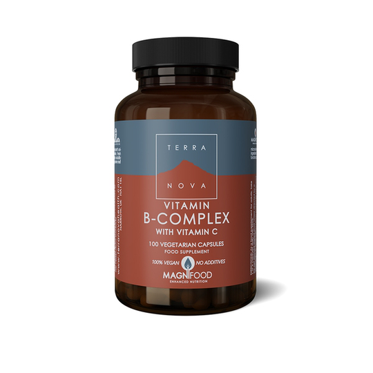 Terranova B-Complex with Vitamin C 100 kapslar