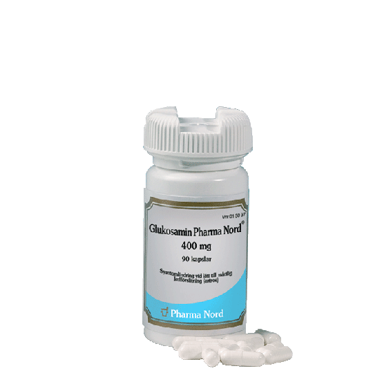 Glukosamin 400 mg, 90 kapslar