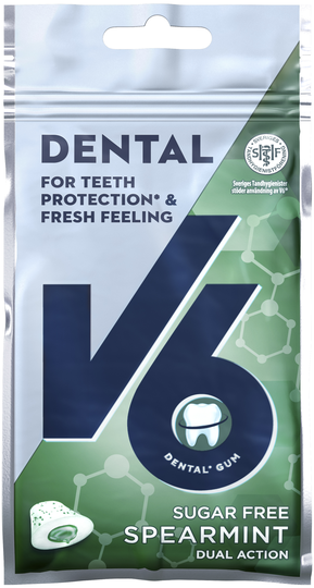 V6 Dental Dual Action Spearmint 30 g