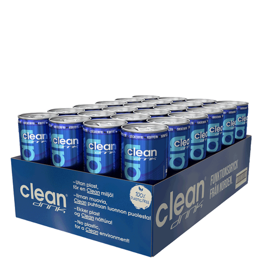 24 x Clean Drink, 330 ml, Friska Bär