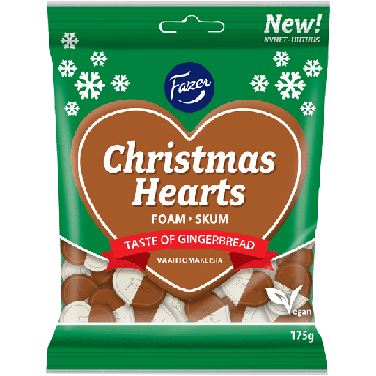 Fazer Godis Christmas Hearts