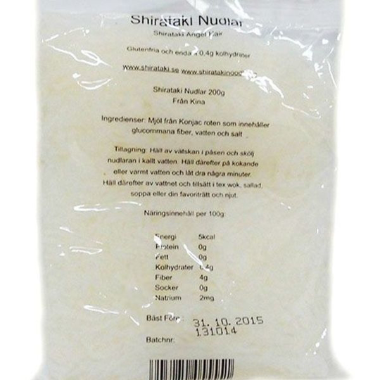 Rawfoodshop Shirataki Nudlar 200 g