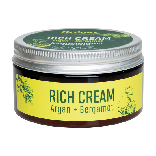 Nurme Rich Cream Argan + Bergamot, 100 ml
