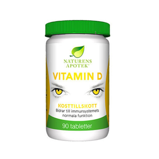 Naturens Apotek Vitamin-D 90 tabletter